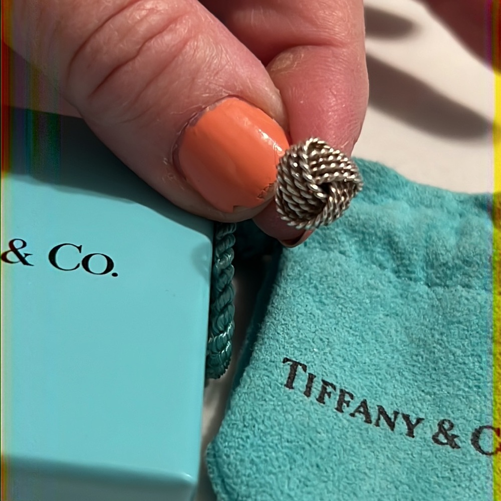 Tiffany & Co. Single Sterling twisted knot Earring